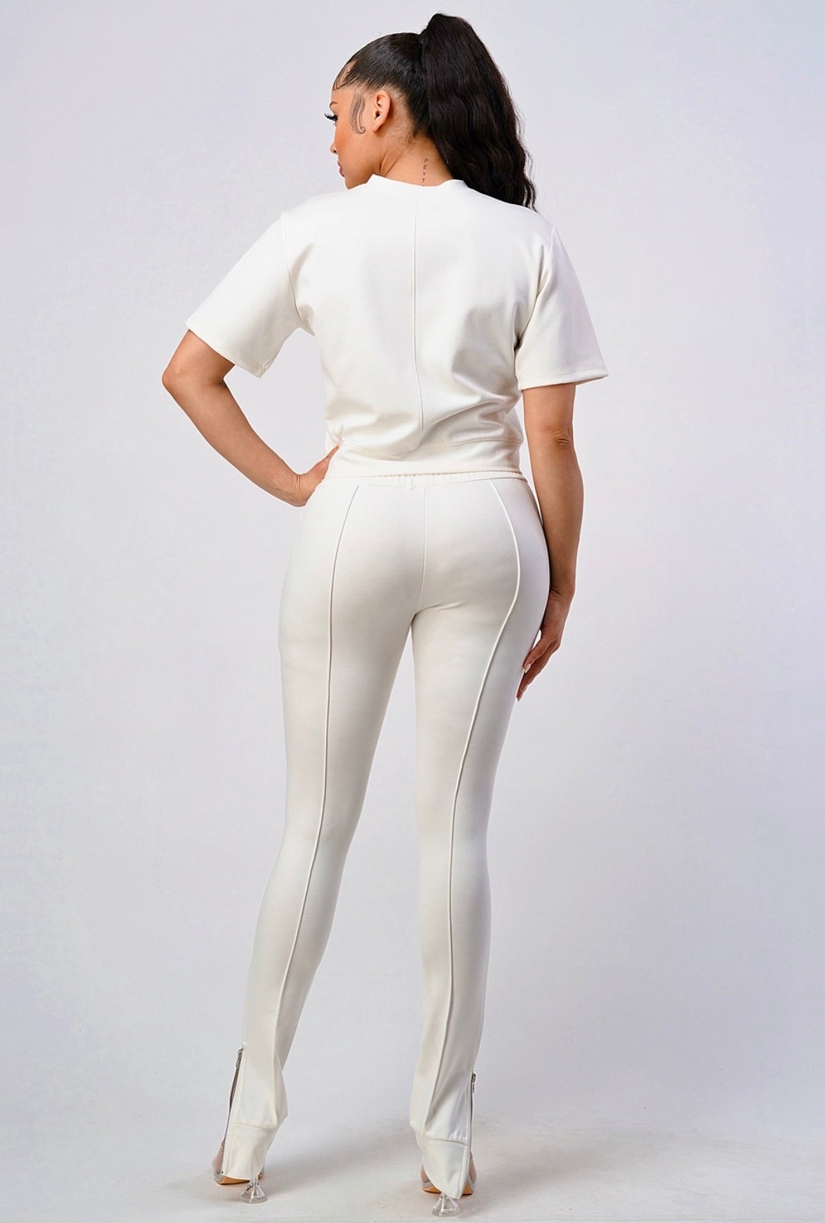French Vanilla Short Sleeve Set